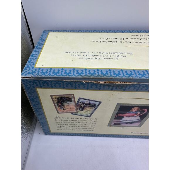 The Other Side Of The Looking Glass Toy Vault Box Alice Lewis Carroll READ - Picture 12 of 14